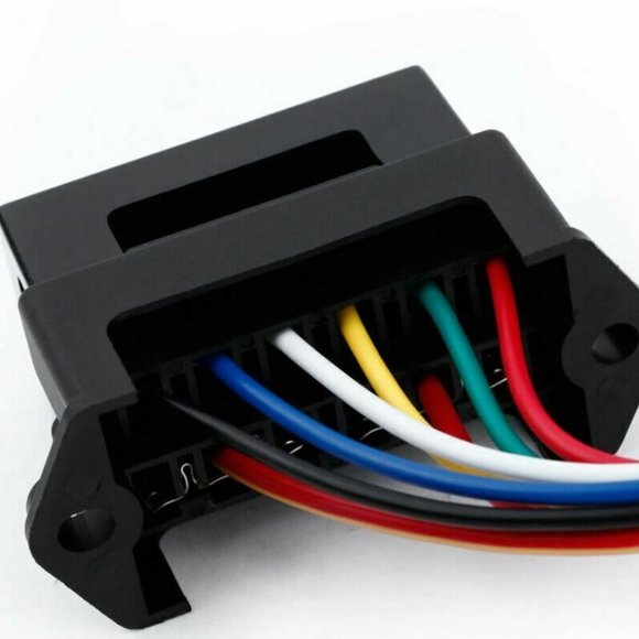 6 Way ATC ATO DC12-32V Circuit Car-Trailer-Boat-ATV Blade Fuse Box  w/5" wires - Picture 3 of 4